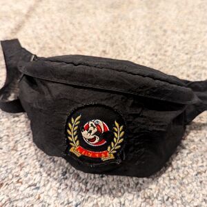 VTG Mickey fanny pack. Small & Lightweight adjustable 90's retro black